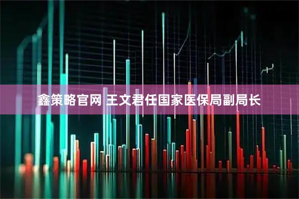 鑫策略官网 王文君任国家医保局副局长