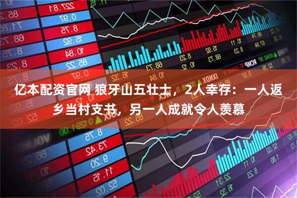 亿本配资官网 狼牙山五壮士，2人幸存：一人返乡当村支书，另一人成就令人羡慕